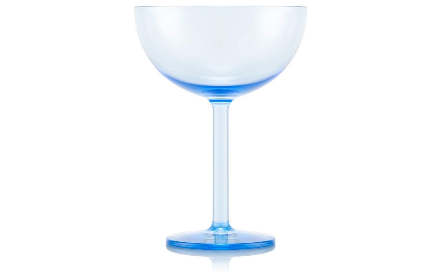 Bodum Outdoor-Champagnerglas Oktett 280 ml, Blau, 4 Stück