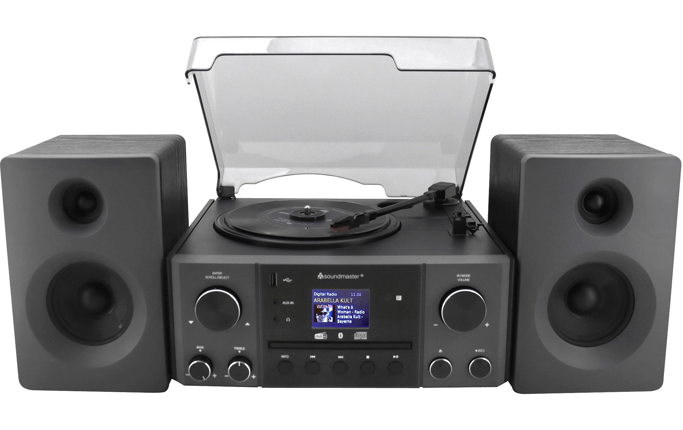 soundmaster Stereoanlage MCD1950SW Schwarz