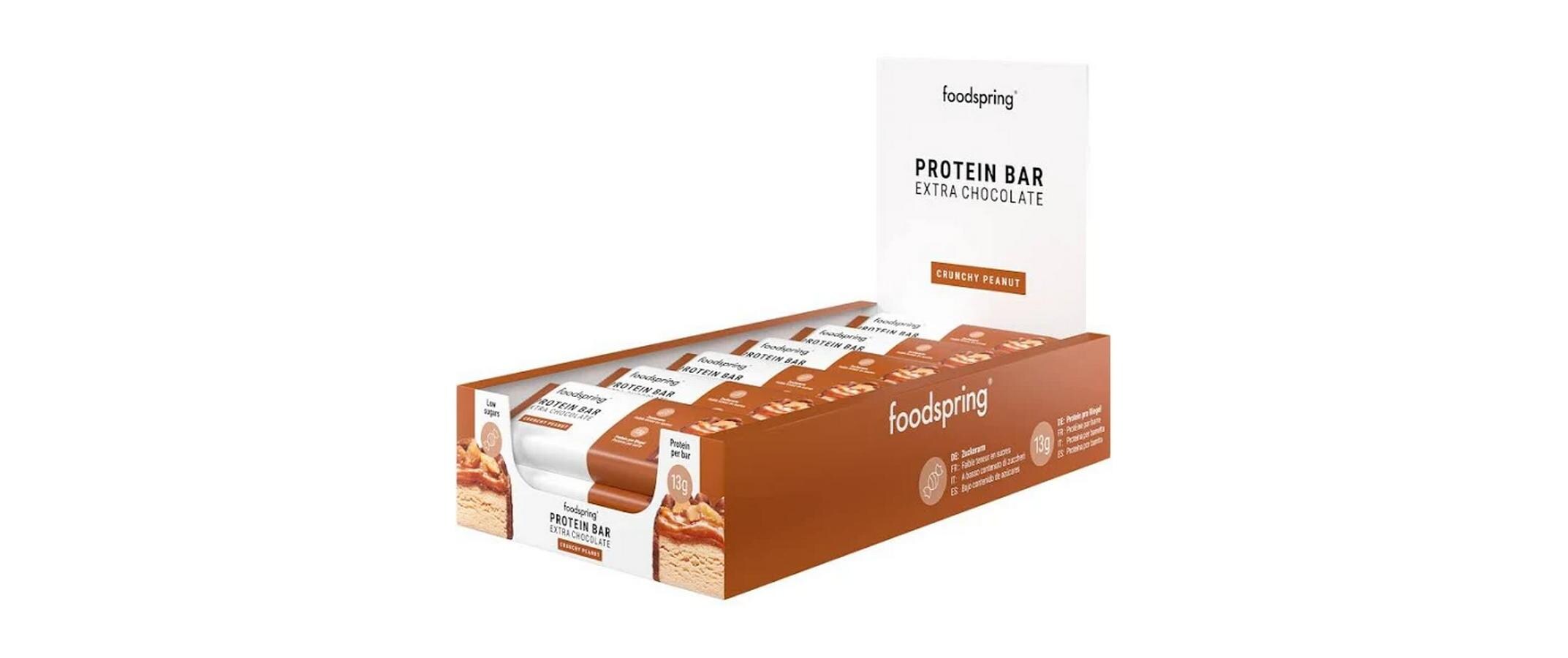 Foodspring Riegel Extra Chocolate Crunch/Erdnuss