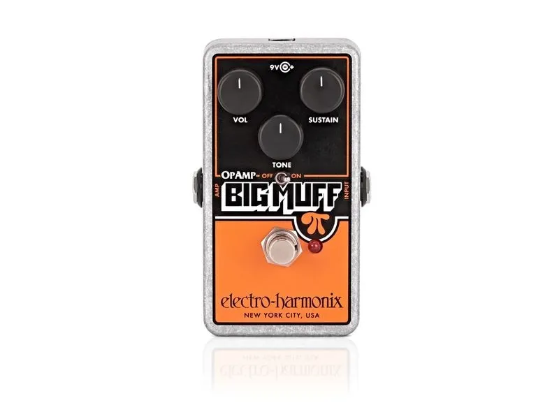 Electro-Harmonix Op Amp Big Muff Pi Fuzz Distortion Sustainer Effektpedal Electro-Harmonix Op Amp Big Muff Pi Fuzz Distortion Sustainer Effektpedal