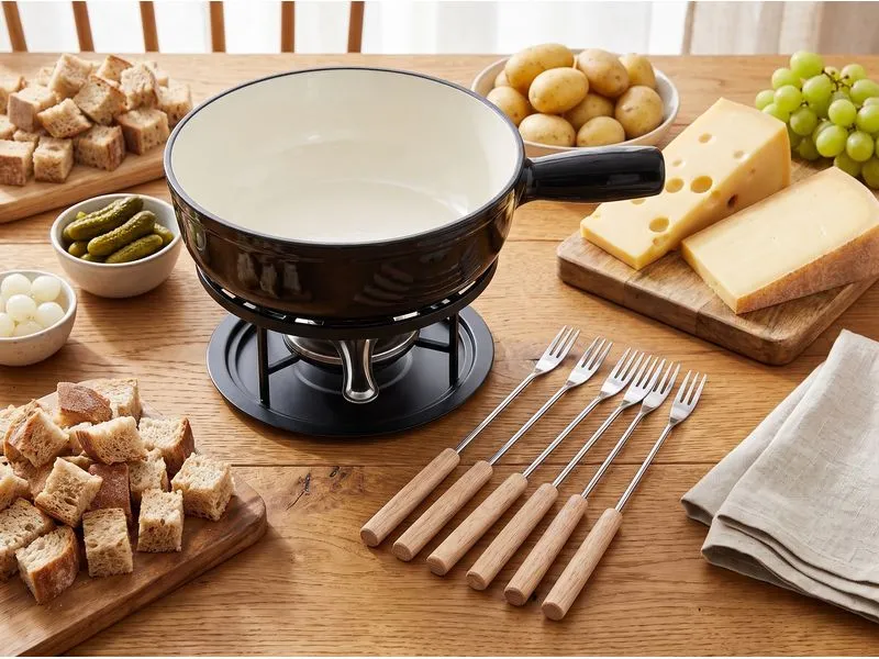COCON Käsefondue-Set 6 Personen, Schwarz COCON Käsefondue-Set 6 Personen, Schwarz