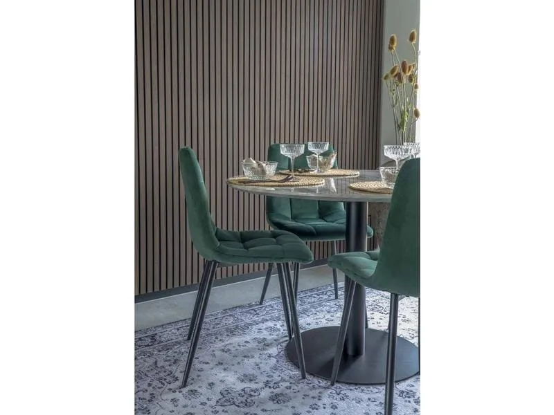 House Nordic Stuhl Middelfart 2 Stück, 86 x 55 cm, Grün/Schwarz House Nordic Stuhl Middelfart 2 Stück, 86 x 55 cm, Grün/Schwarz