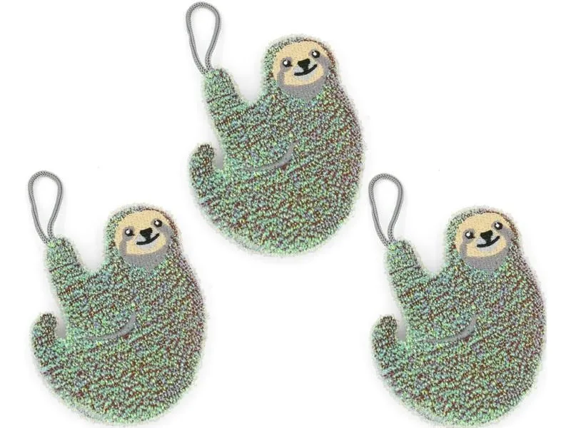 Kikkerland Schwamm Faultier 3 Stück Kikkerland Schwamm Faultier 3 Stück