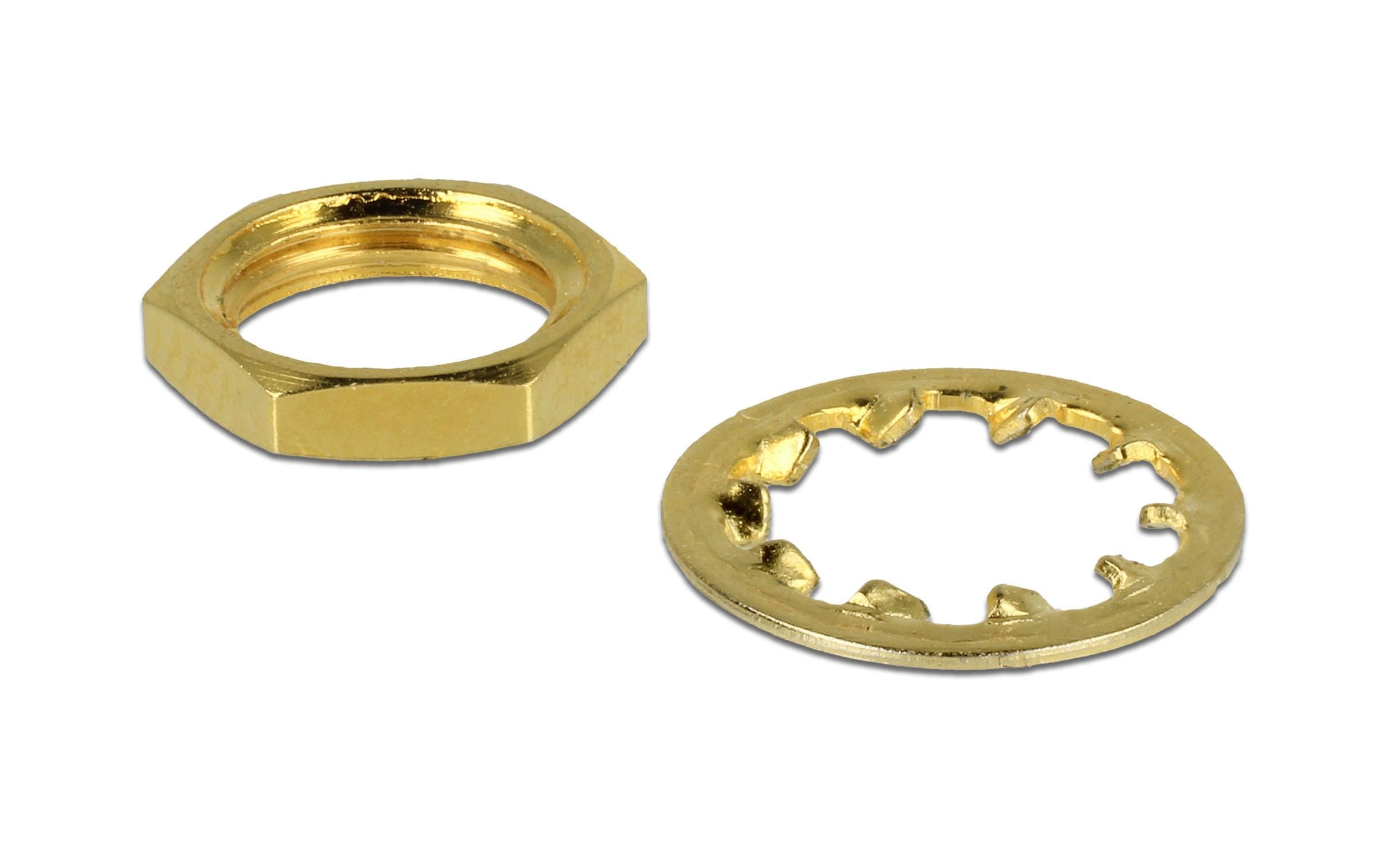 Delock Sechskantmutter für SMA / RP-SMA Buchse 10er-Set Delock Sechskantmutter für SMA / RP-SMA Buchse 10er-Set