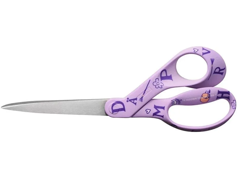 Fiskars Kinderschere Moomin ABC Littly M 21 cm, Lila