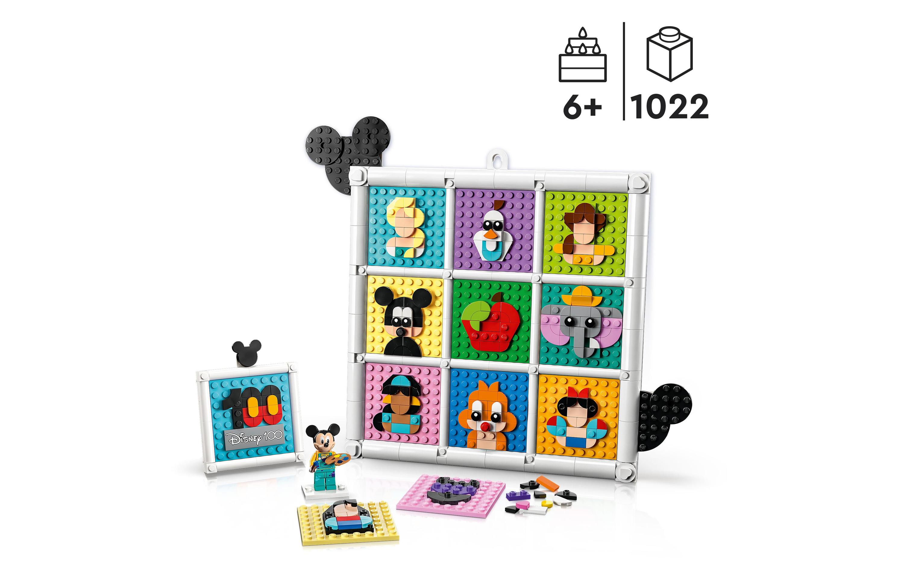 LEGO® Disney 100 Jahre Disney Zeichentrickikonen 43221