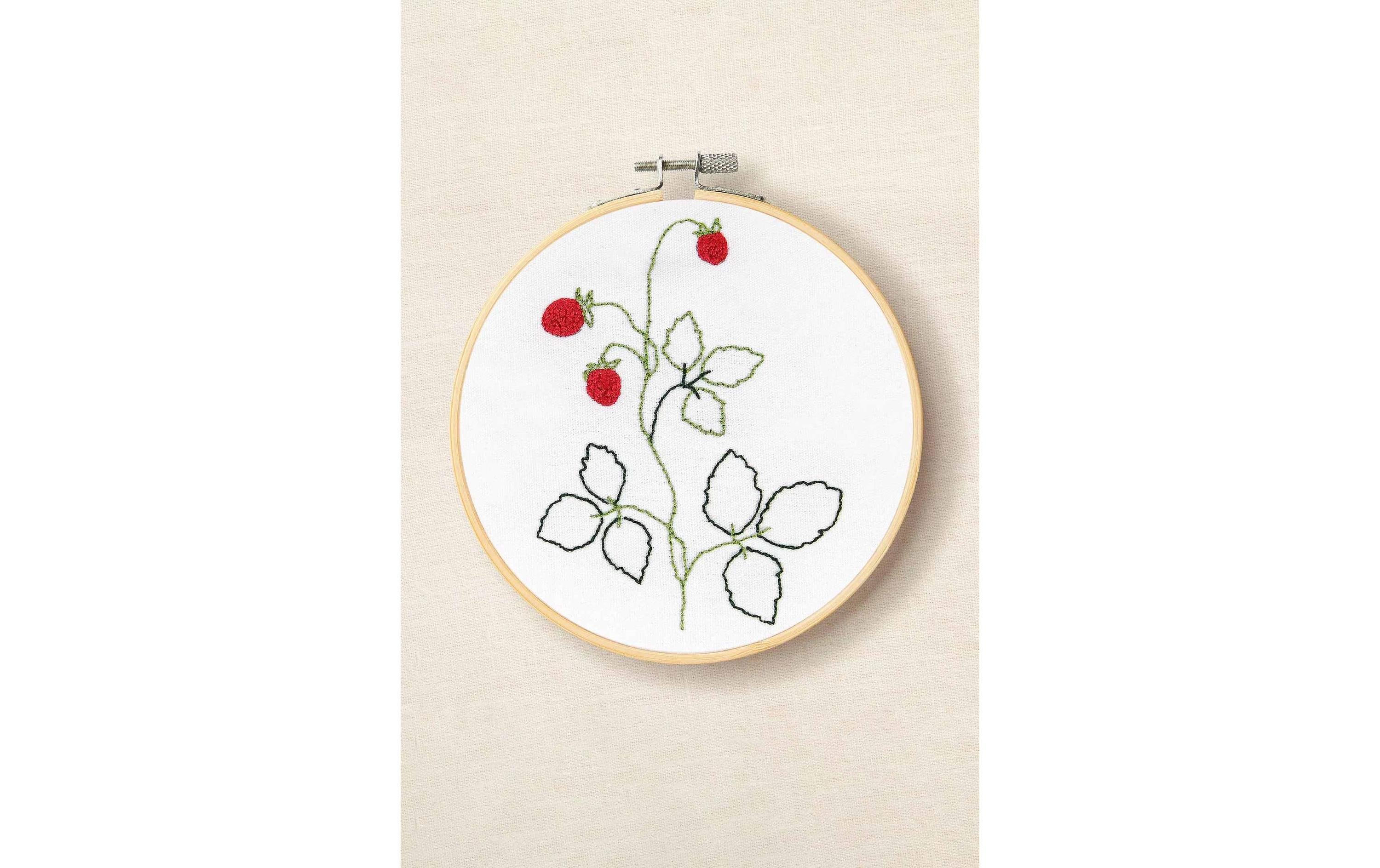 DMC Stickset Starter Kit Erdbeermotiv DMC Stickset Starter Kit Erdbeermotiv