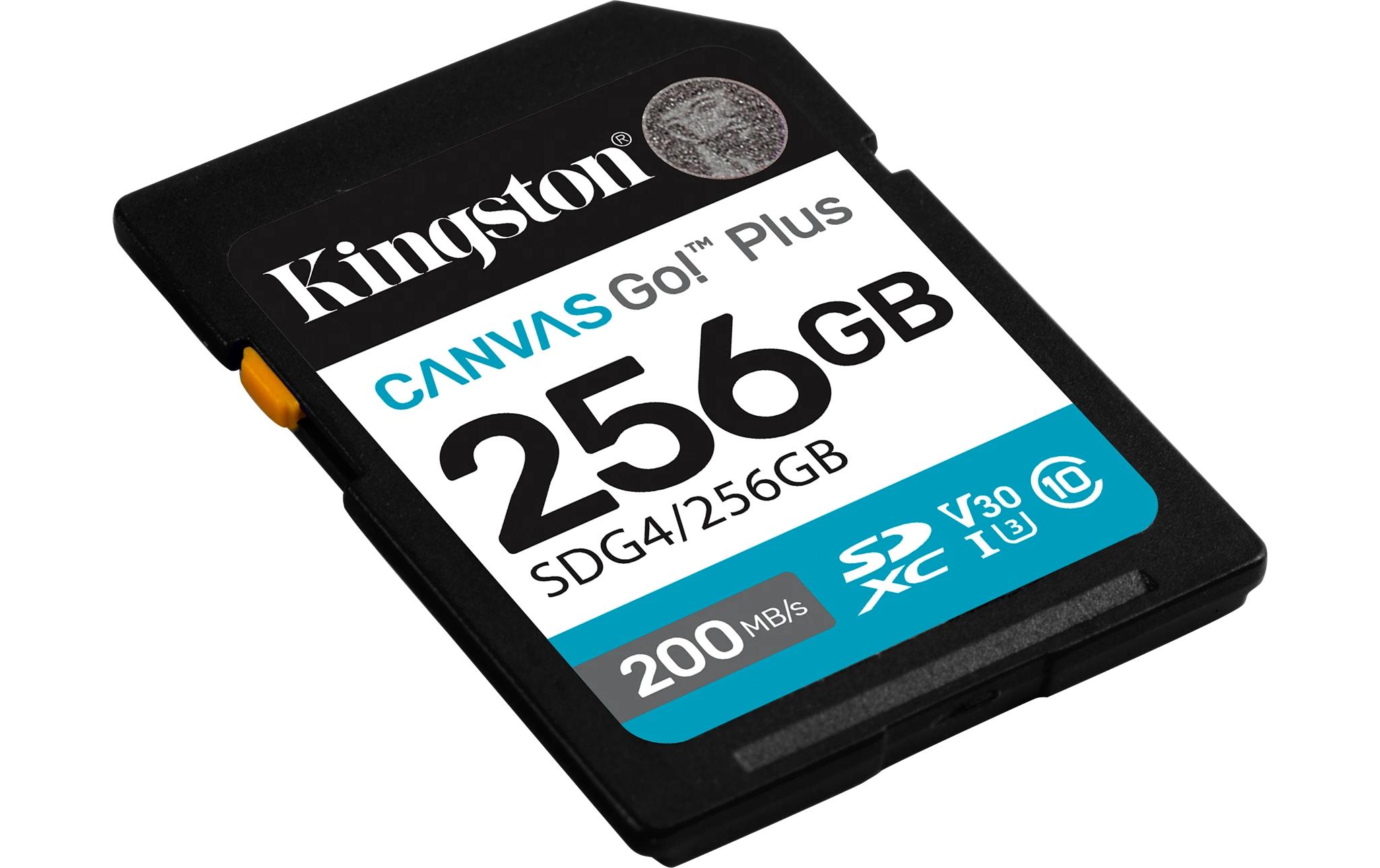 Kingston SDXC-Karte Canvas Go! Plus 256 GB