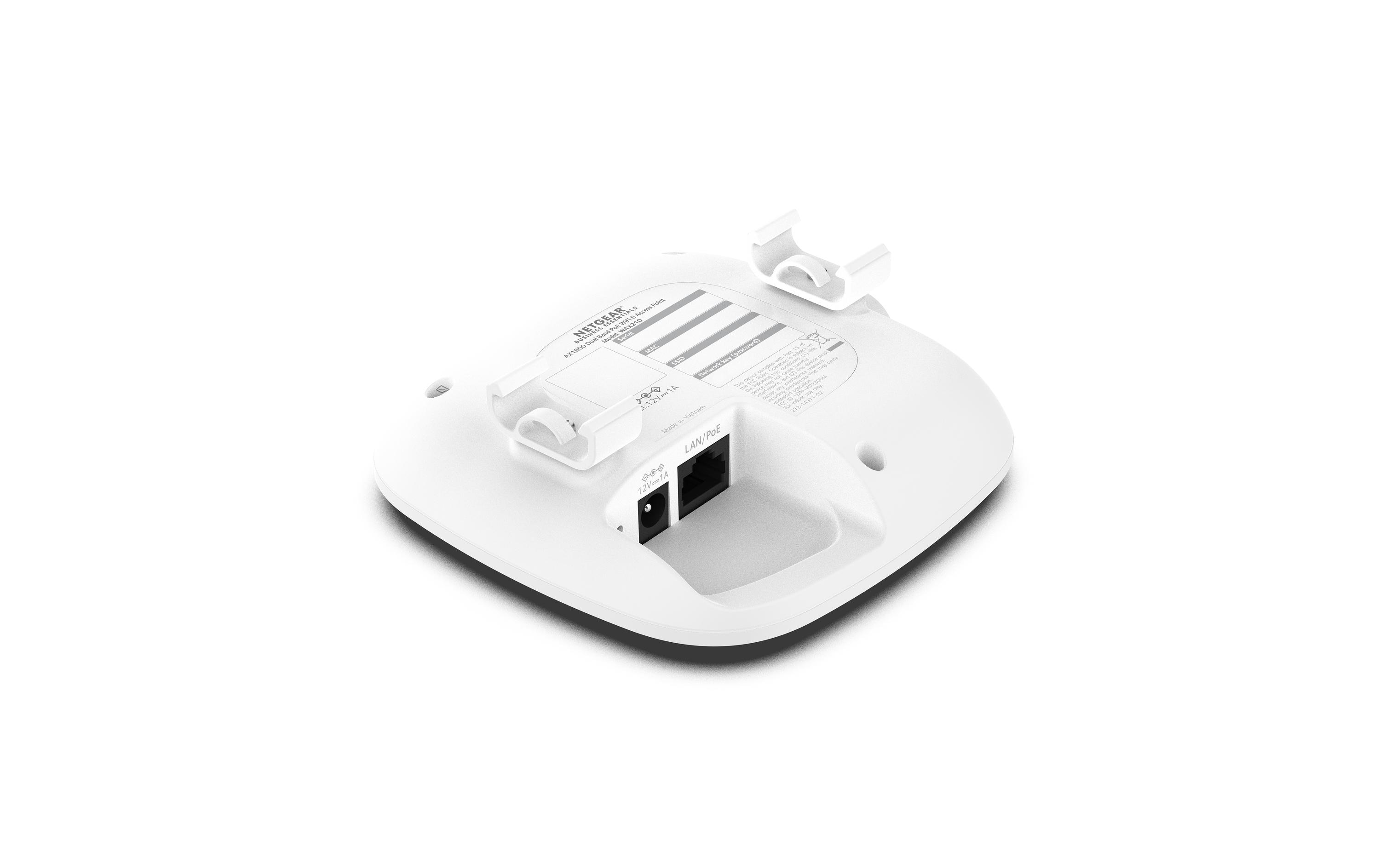 Netgear Access Point WAX210 WiFi 6 mit Wand u. Deckenfestigung