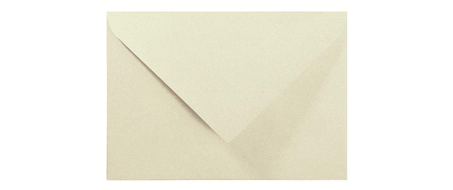 Artoz Couvert Perle B6, 5 Stück, Ivory