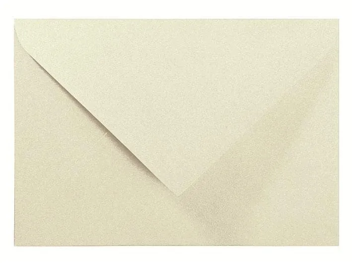 Artoz Couvert Perle B6, 5 Stück, Ivory