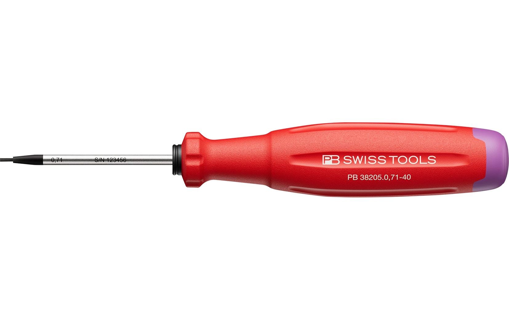 PB Swiss Tools Innensechskant-Schraubenzieher SwissGrip Evo Rot