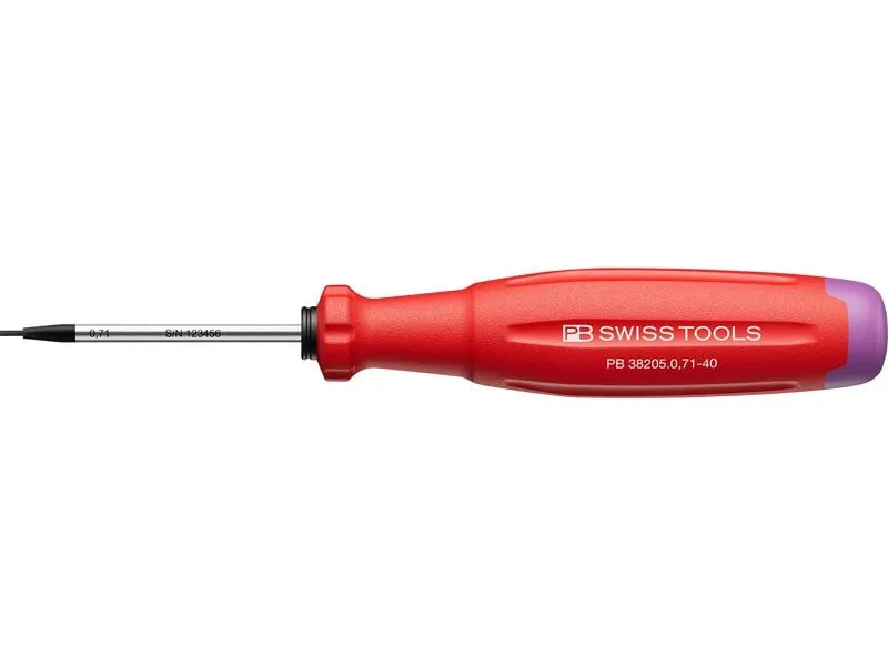 PB Swiss Tools Innensechskant-Schraubenzieher SwissGrip Evo Rot