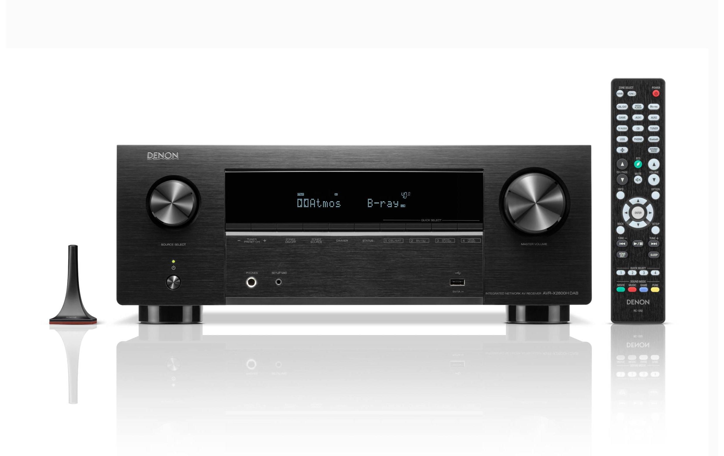 Denon AV-Receiver AVR-X2800H DAB Schwarz Denon AV-Receiver AVR-X2800H DAB Schwarz