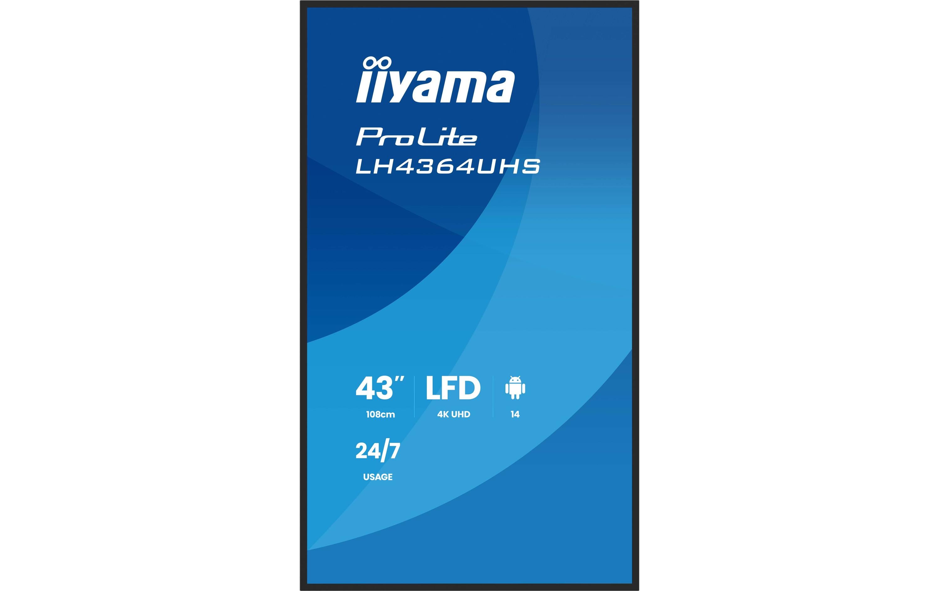 iiyama Public Display ProLite LH4364UHS-B1AG 43
