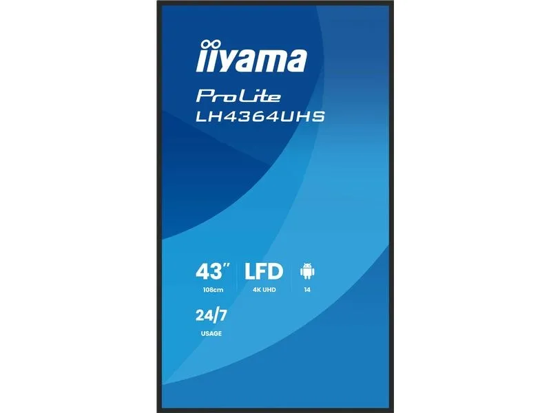 iiyama Public Display ProLite LH4364UHS-B1AG 43