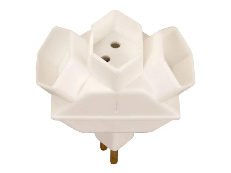Schönenberger Abzweigstecker 3xT13 inkl. Kinderschutz 3 Schönenberger Abzweigstecker 3xT13 inkl. Kinderschutz 3