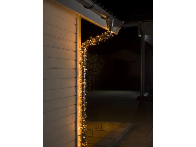 Konstsmide LED-Lichterkette 19.04 m Schwarz mit 120 LED, Outdoor Konstsmide LED-Lichterkette 19.04 m Schwarz mit 120 LED, Outdoor