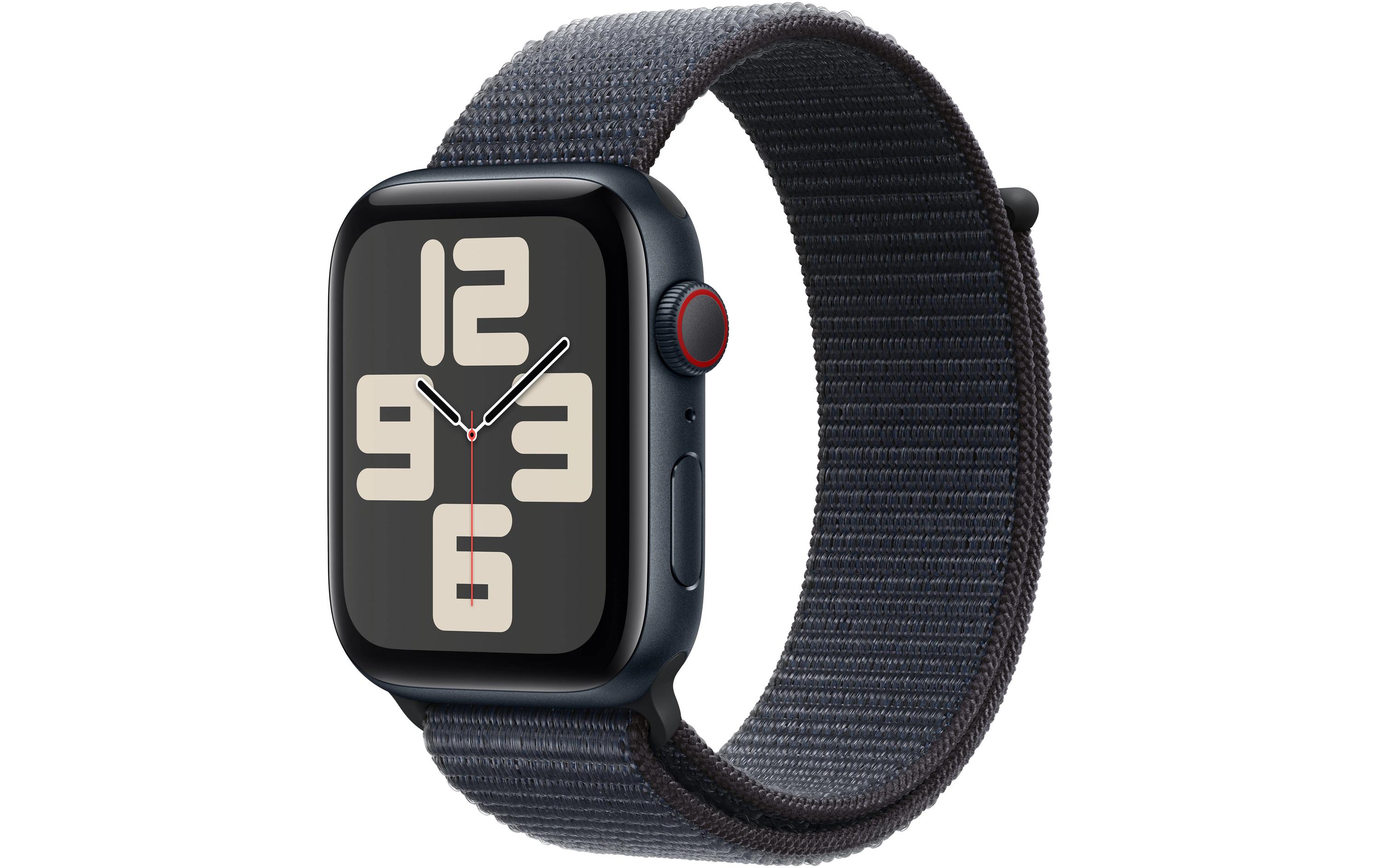 Apple Watch SE 2024 44 mm LTE Alu Sport Loop Mitternacht