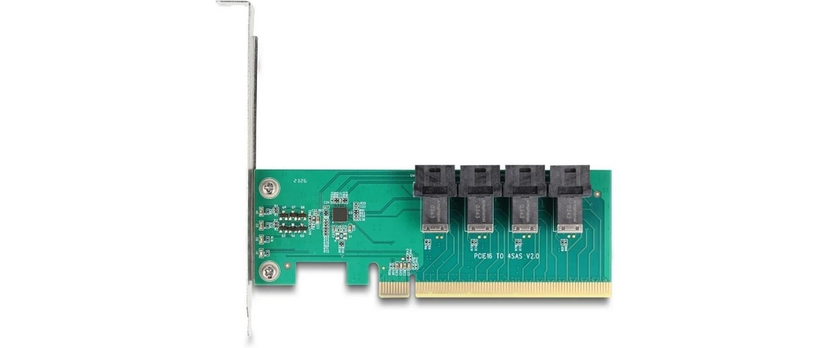 Delock PCI Express x16 zu 4 x intern SFF-8643 NVMe