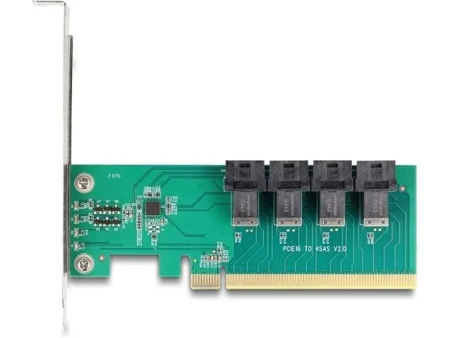 Delock PCI Express x16 zu 4 x intern SFF-8643 NVMe Delock PCI Express x16 zu 4 x intern SFF-8643 NVMe