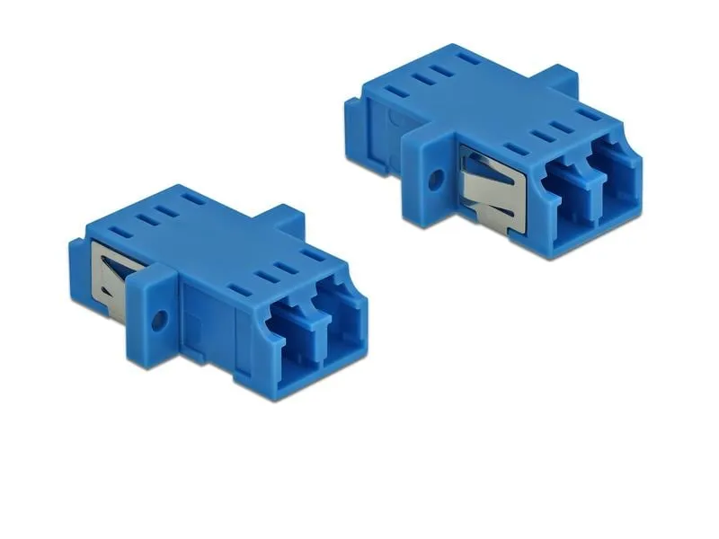Delock LWL-Kupplung LC – LC Duplex Singlemode 2 Stück