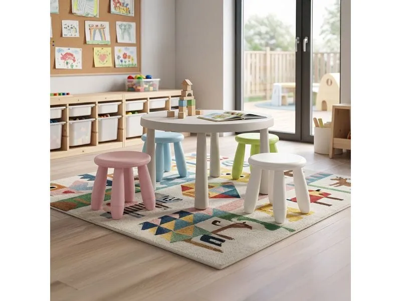 relaxdays Kindersitzhocker Rosa relaxdays Kindersitzhocker Rosa