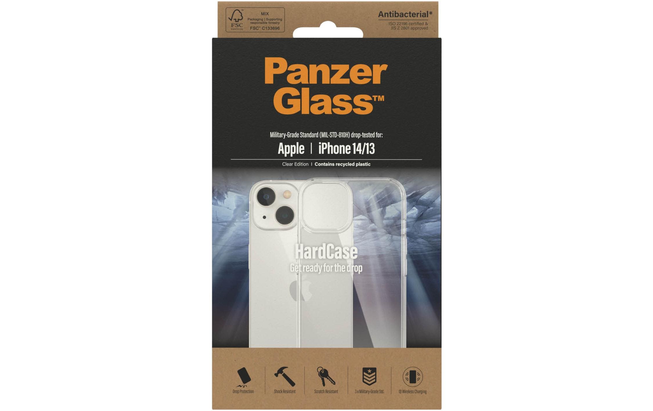 Panzerglass Back Cover Hard Case iPhone 14 Transparent