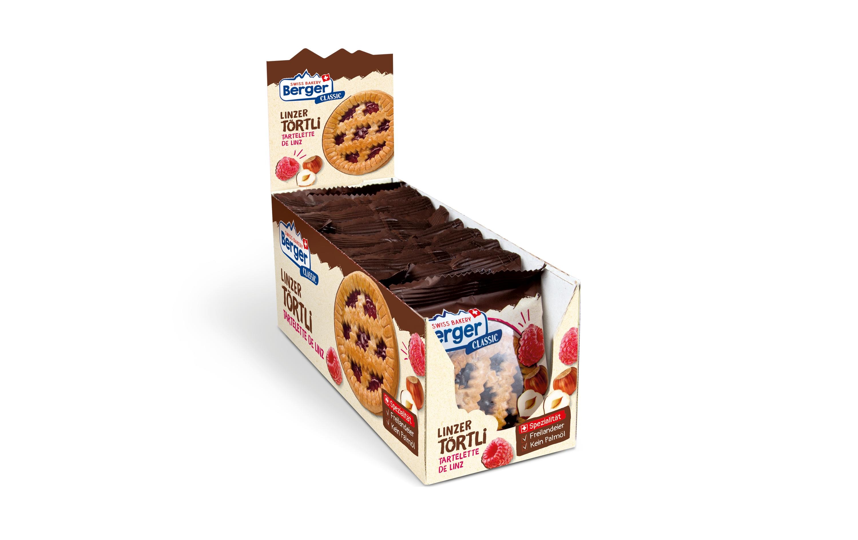 Berger Gebäck Linzertörtli 10 x 74 g Berger Gebäck Linzertörtli 10 x 74 g