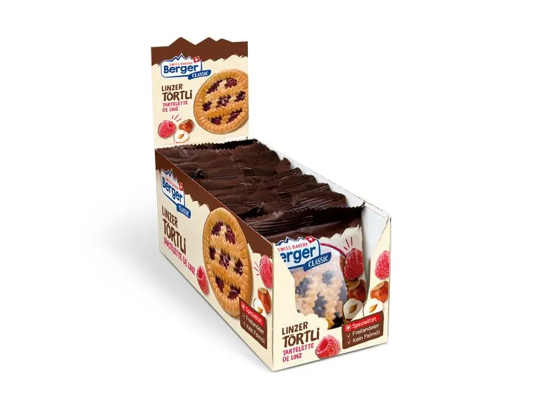 Berger Gebäck Linzertörtli 10 x 74 g Berger Gebäck Linzertörtli 10 x 74 g