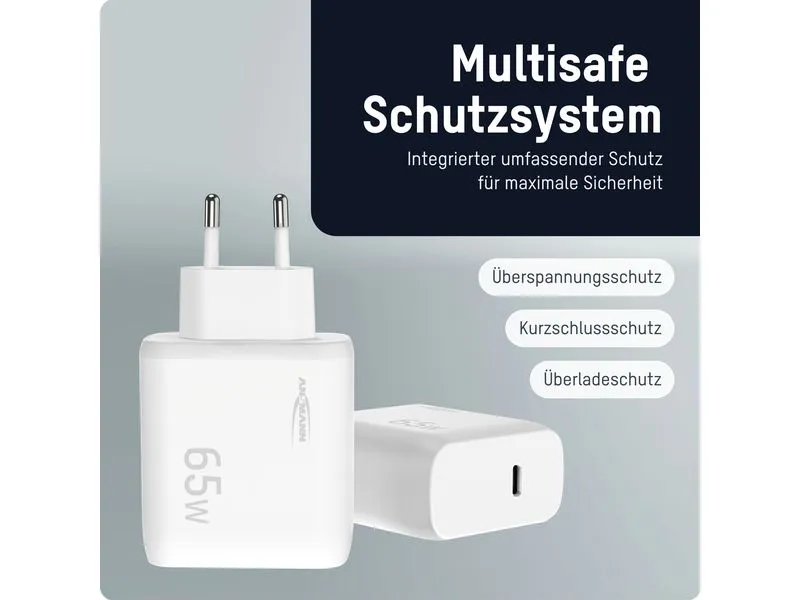 Ansmann Home Charger HC165PD / 4.5 A / 65 W / 1 Port