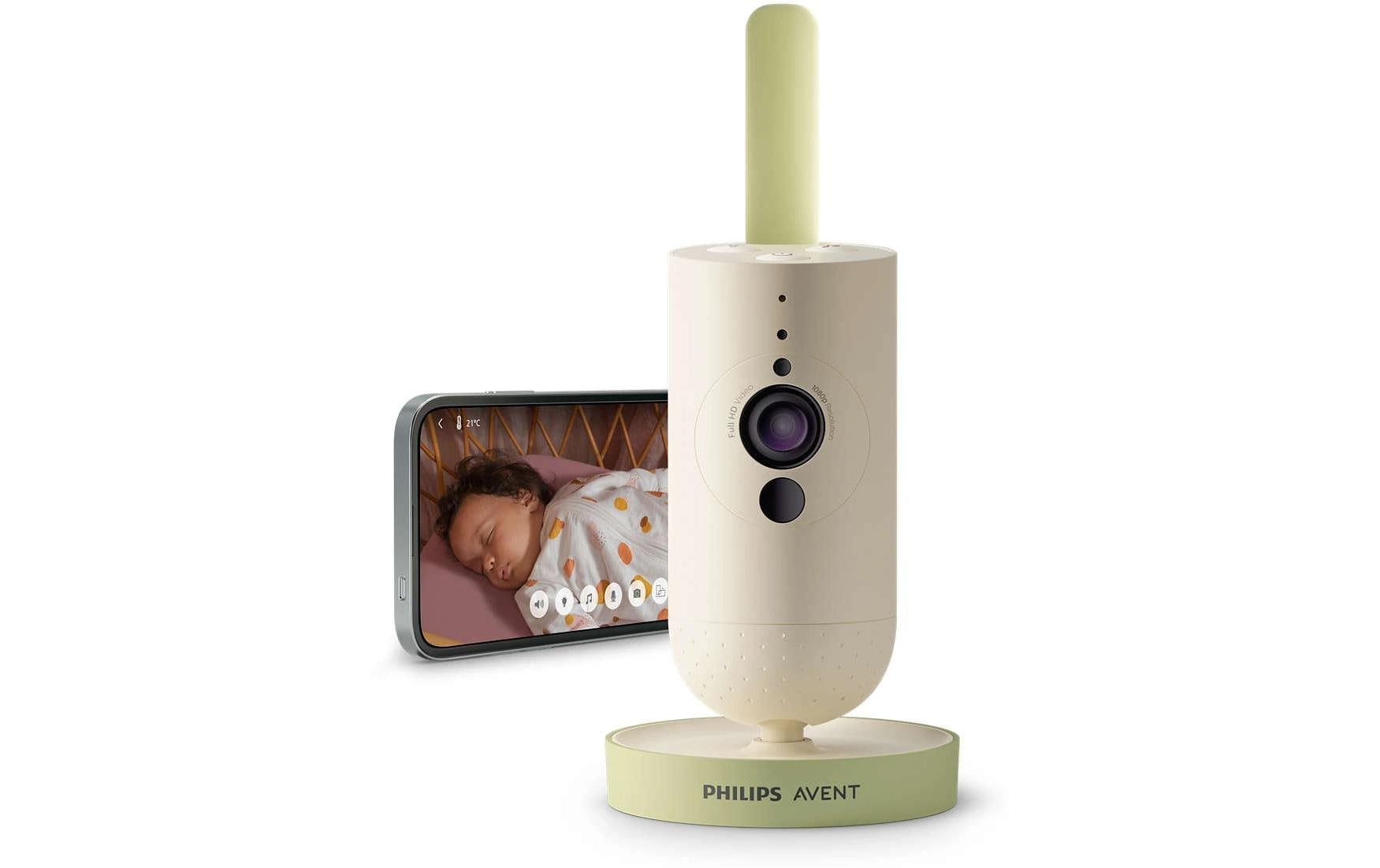 PHILIPS AVENT Babyphone SCD643/26 Beige, Grün PHILIPS AVENT Babyphone SCD643/26 Beige, Grün