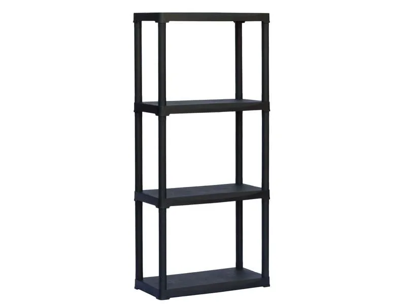 Art Plast Regal T60/4 Polypropylen (PP), Schwarz Art Plast Regal T60/4 Polypropylen (PP), Schwarz