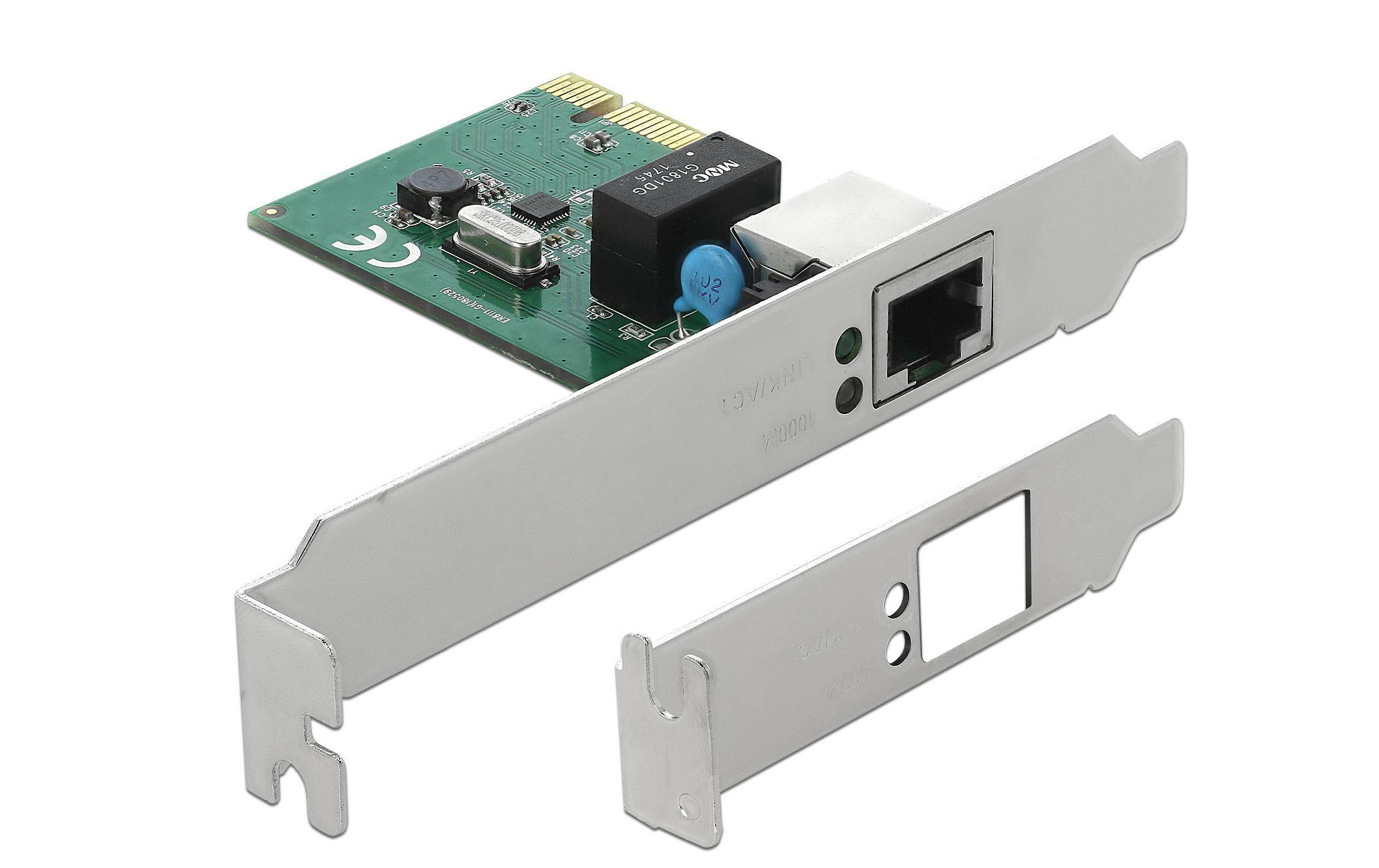 Delock Netzwerkkarte PCI-Express x1, 1x GE LAN