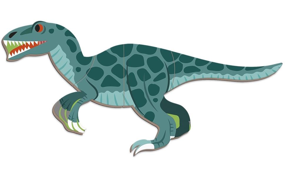 Janod Beschäftigungsspielzeug Magnetbuch Dinosaurier