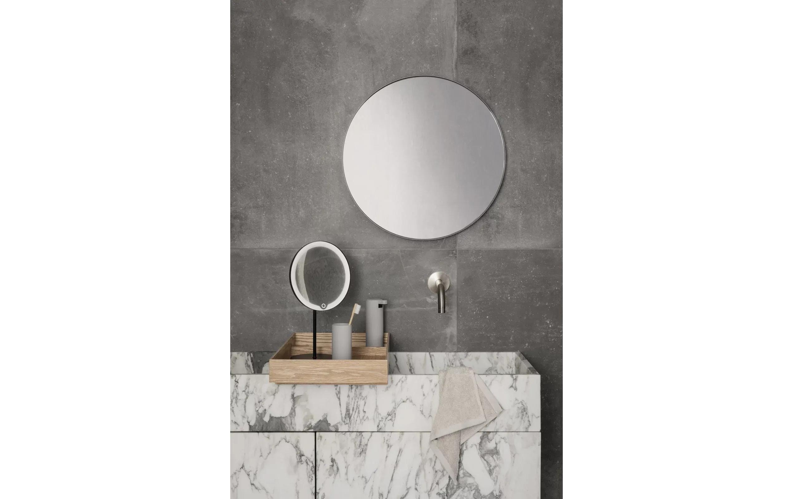 Blomus Kosmetikspiegel LED MODO Weiss