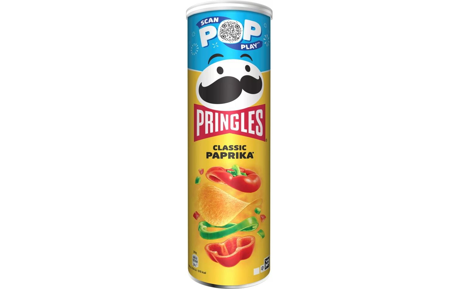 Pringles Chips Classic Paprika 185 g Pringles Chips Classic Paprika 185 g