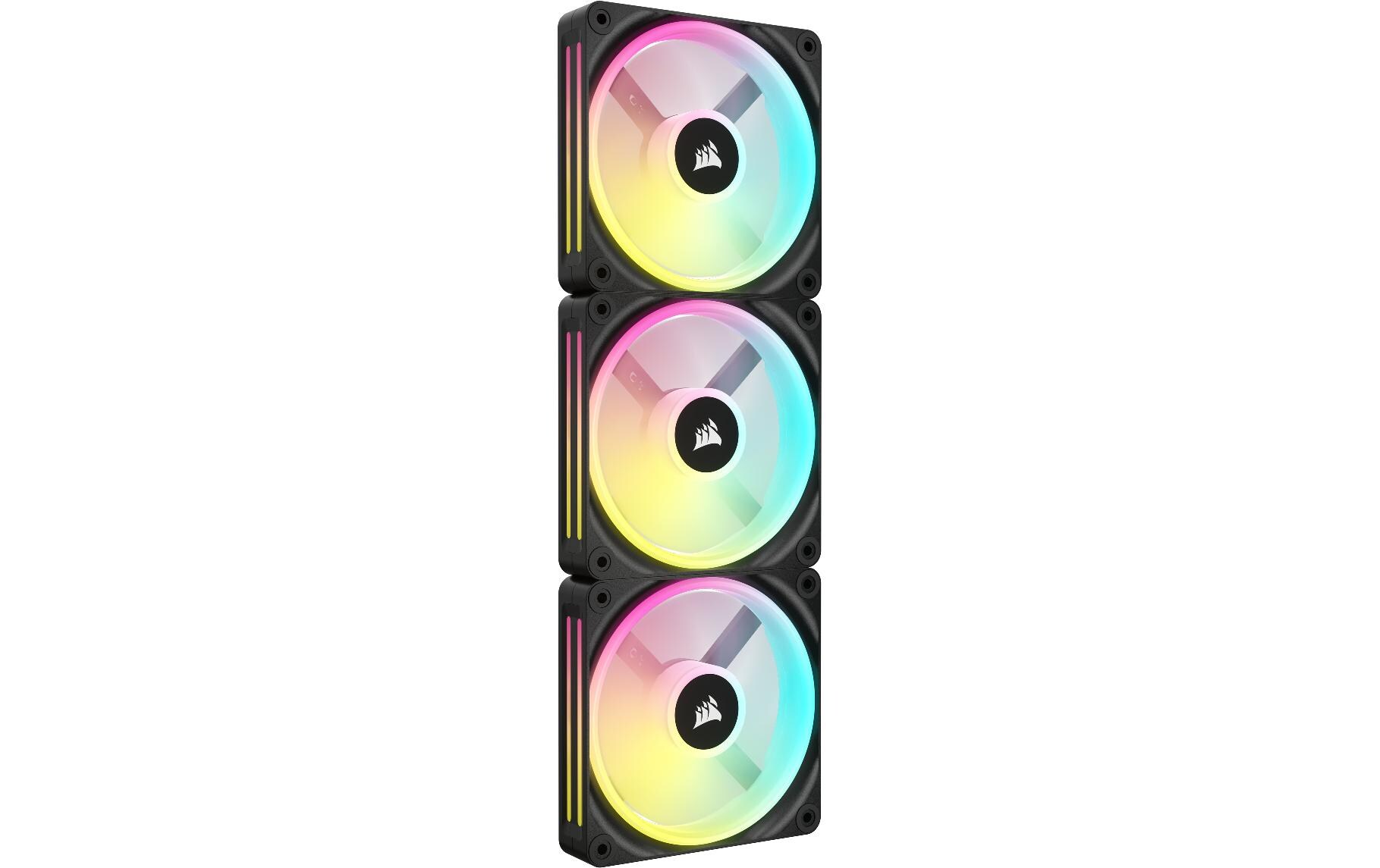 Corsair PC-Lüfter iCUE QX120 RGB Starter Kit Schwarz Corsair PC-Lüfter iCUE QX120 RGB Starter Kit Schwarz