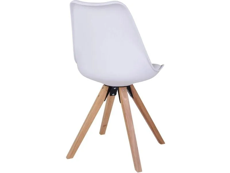 House Nordic Stuhl Bergen 2 Stück, 86 x 55 cm, Braun/Weiss House Nordic Stuhl Bergen 2 Stück, 86 x 55 cm, Braun/Weiss
