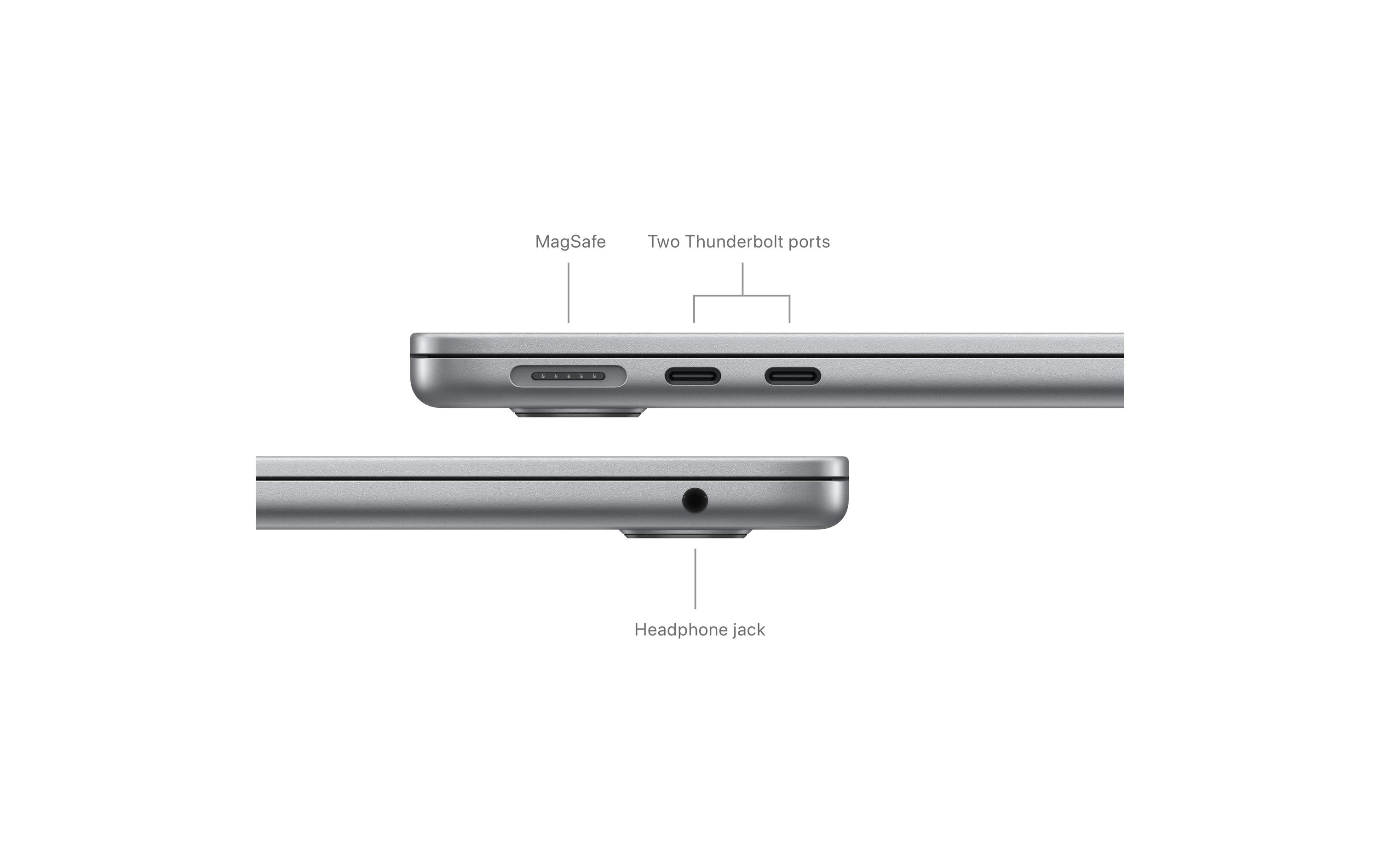 Apple MacBook Air 13 2024 M3 10C GPU / 2 TB / 24 GB Space Grau Apple MacBook Air 13 2024 M3 10C GPU / 2 TB / 24 GB Space Grau