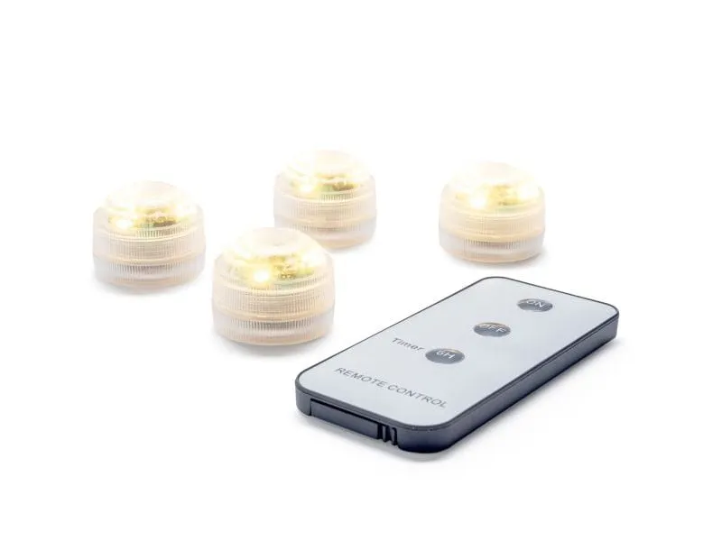 STT LED Teelichter Set Deko, 4 Stück