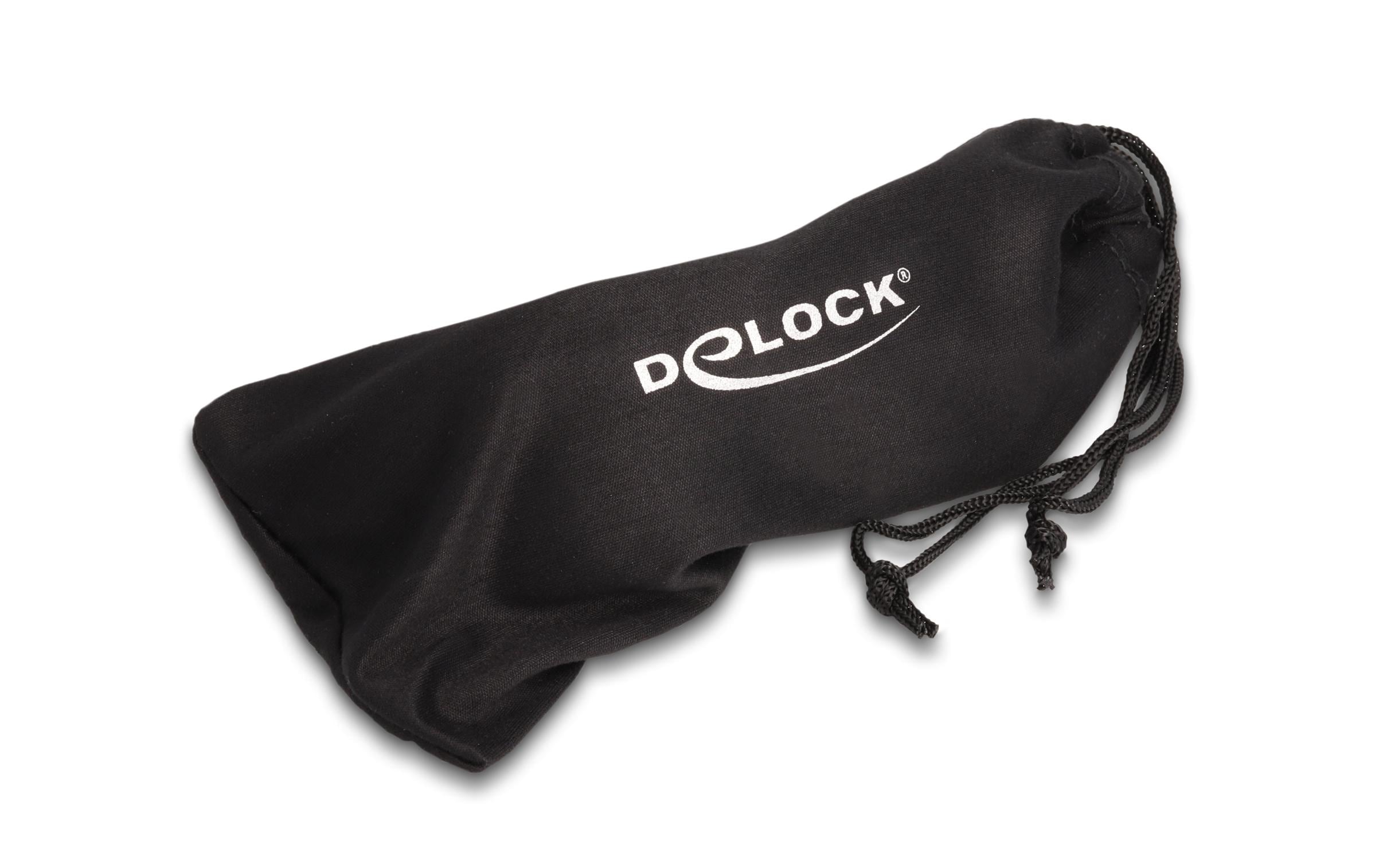 Delock Schutzbrille Sichtscheiben klar, inklusiv Brillentasche Klar