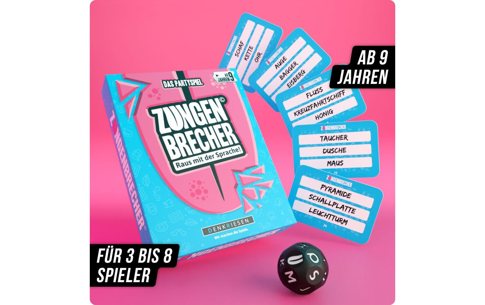 Denkriesen Partyspiel Zungenbrecher - «Raus mit der Sprache» -DE-