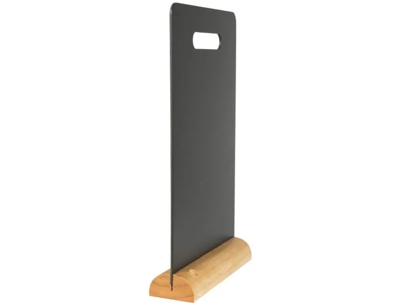 Securit Tischkreidetafel Silhouette Mini Schwarz/Hellbraun Securit Tischkreidetafel Silhouette Mini Schwarz/Hellbraun