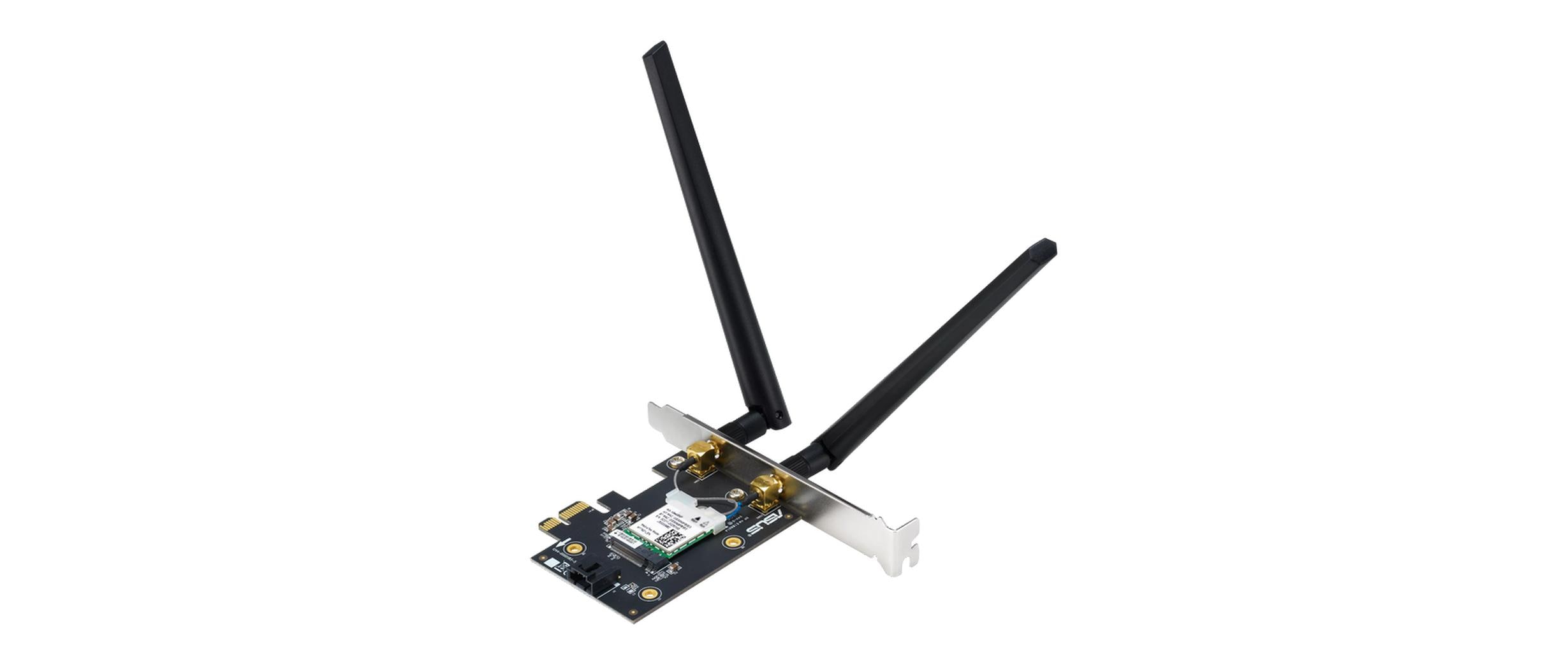 ASUS WLAN-AX PCIe Adapter PCE-BE6500 ASUS WLAN-AX PCIe Adapter PCE-BE6500