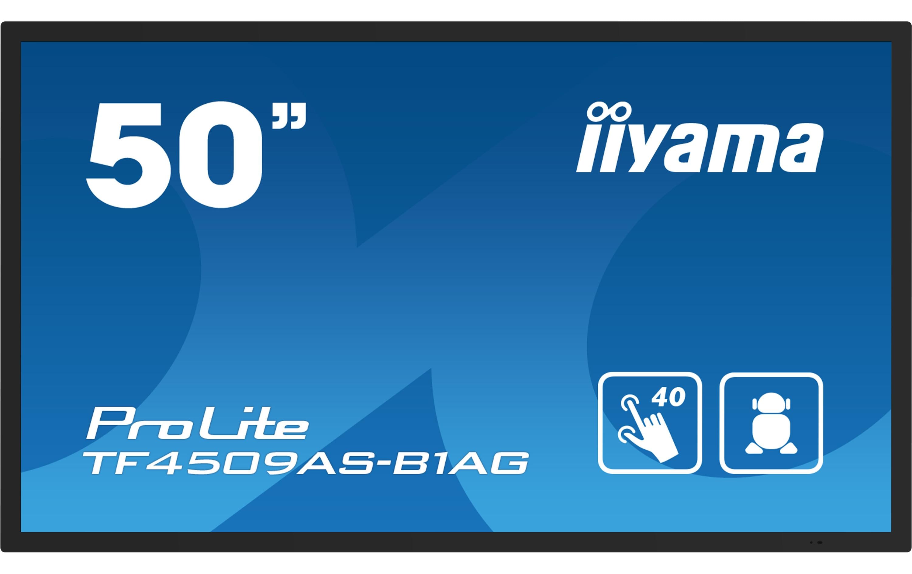 iiyama Touch Display ProLite TF5039AS-B1AG 49.5 iiyama Touch Display ProLite TF5039AS-B1AG 49.5