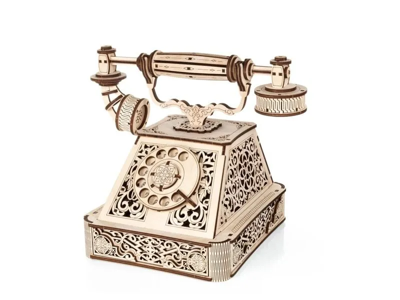 Eco-Wood-Art Bausatz Retro Telefon
