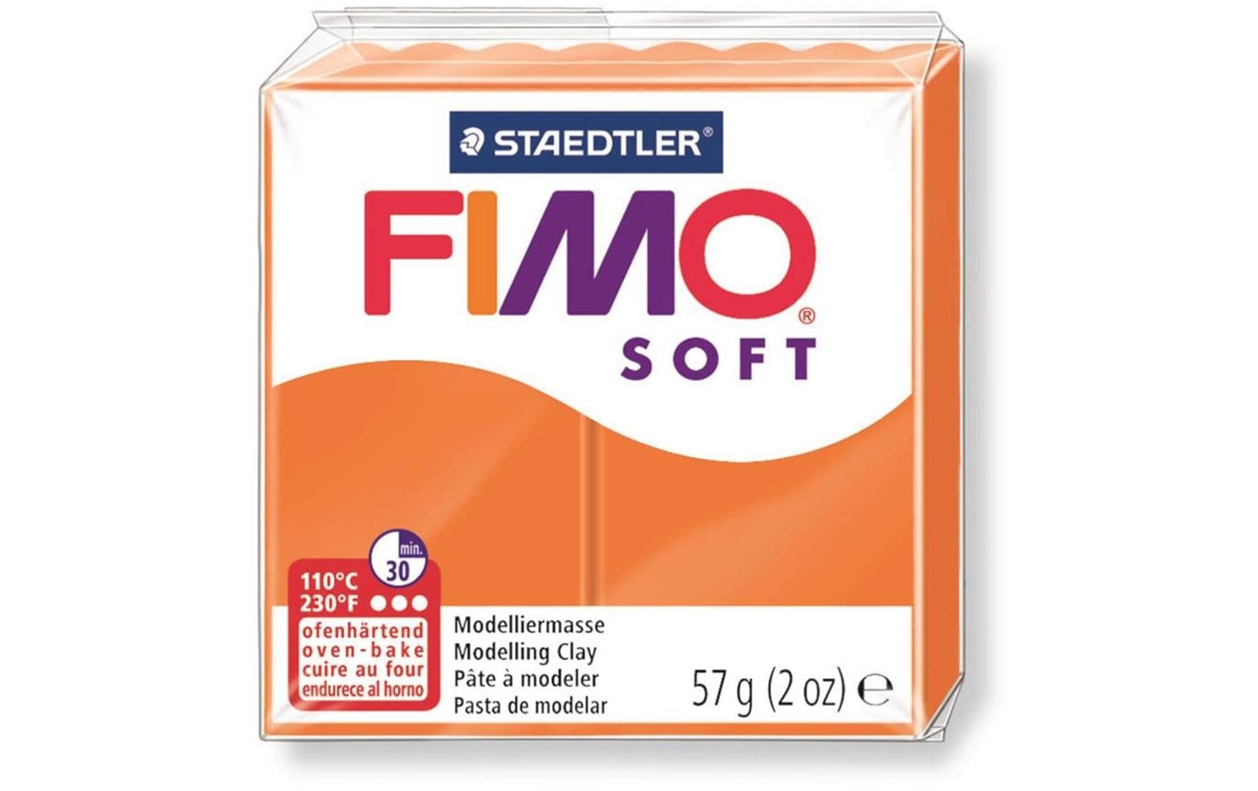 Fimo Modelliermasse Soft Dunkelorange