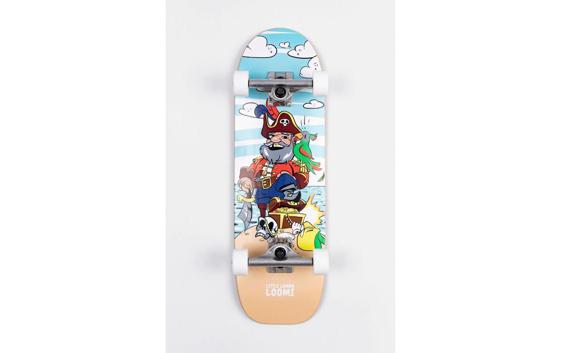 Loomi Boards Skateboard Light Corkgrip Pirate 25.25