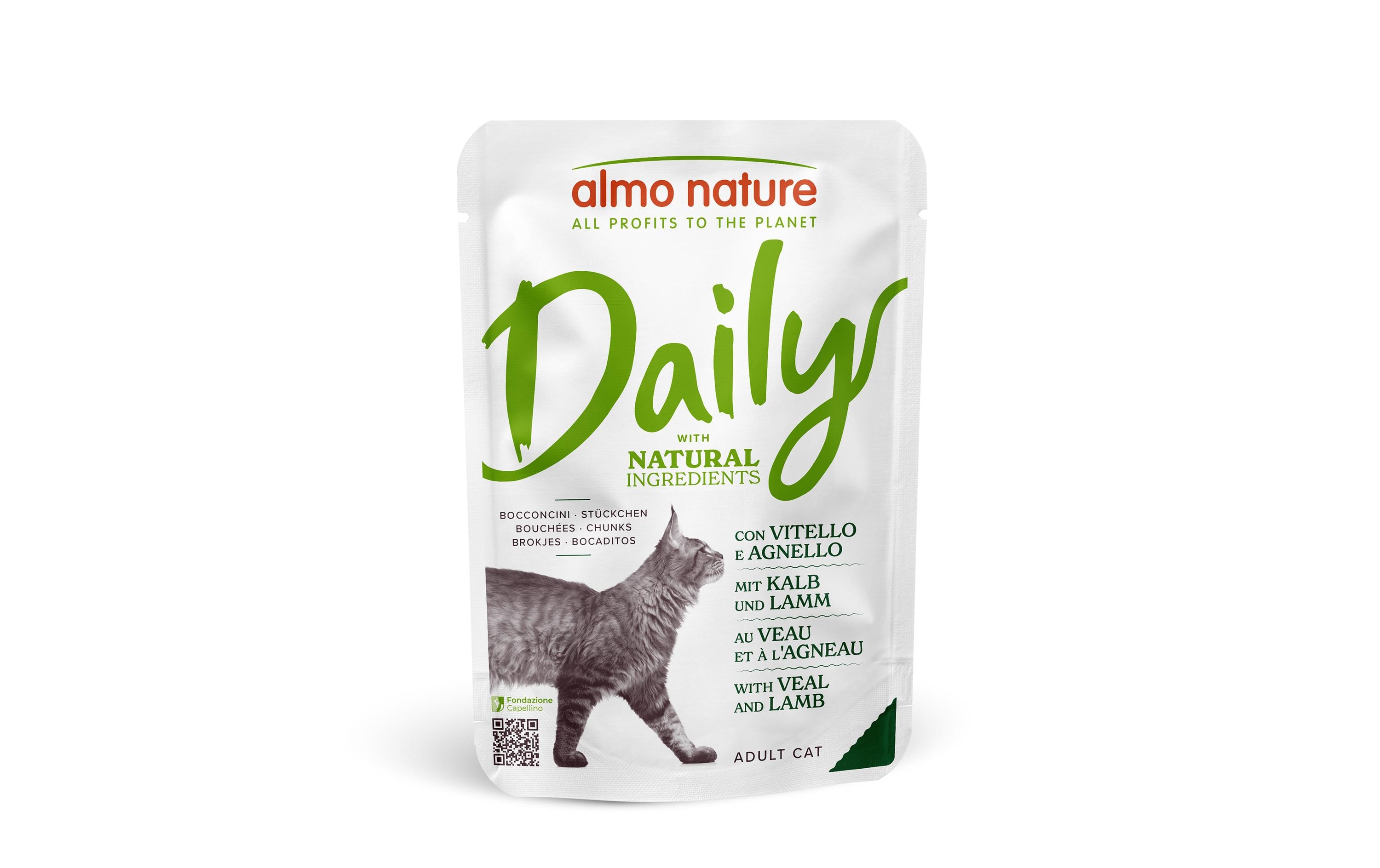 Almo Nature Nassfutter Daily mit Kalb und Lamm 70g